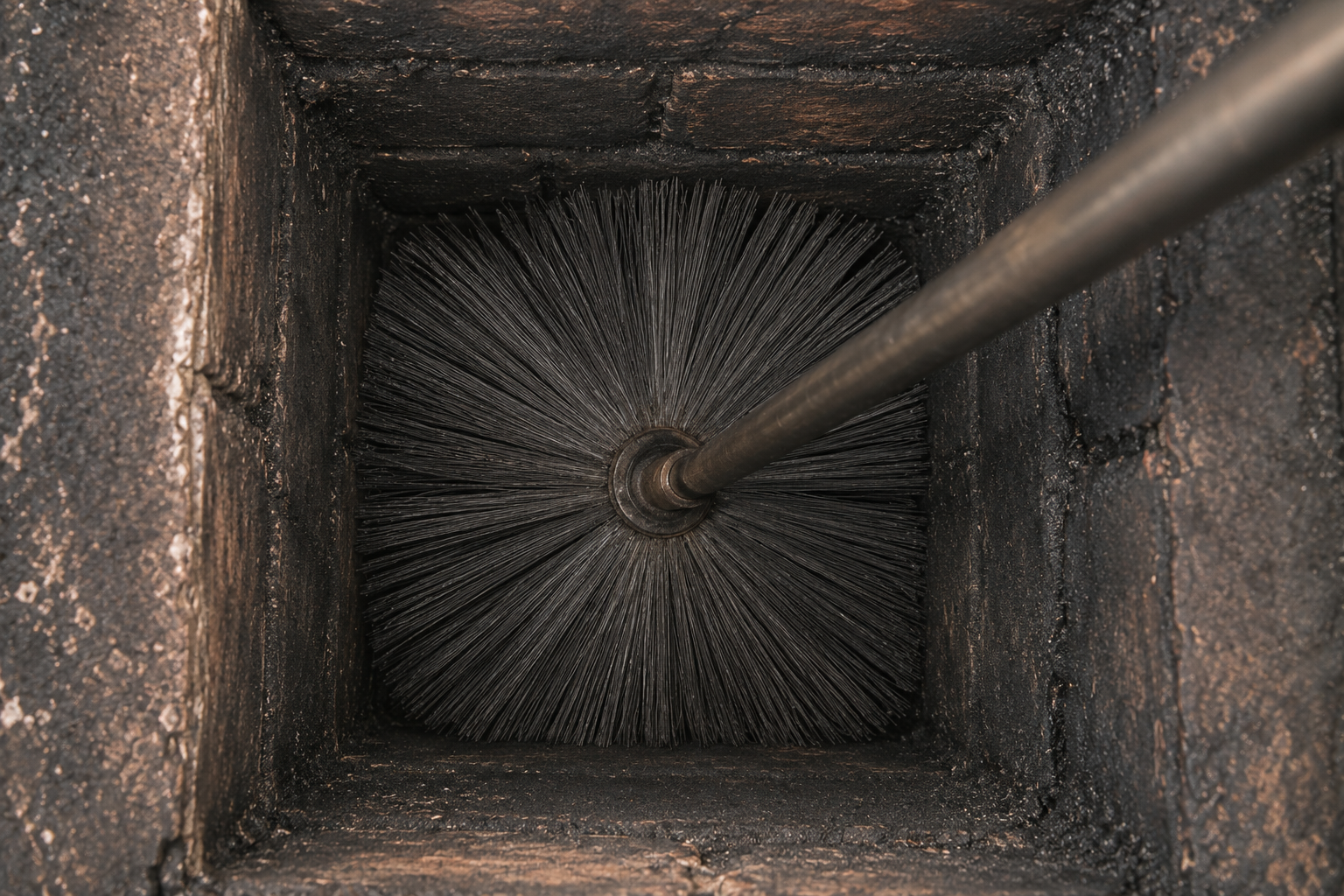 Professional chimney sweeping